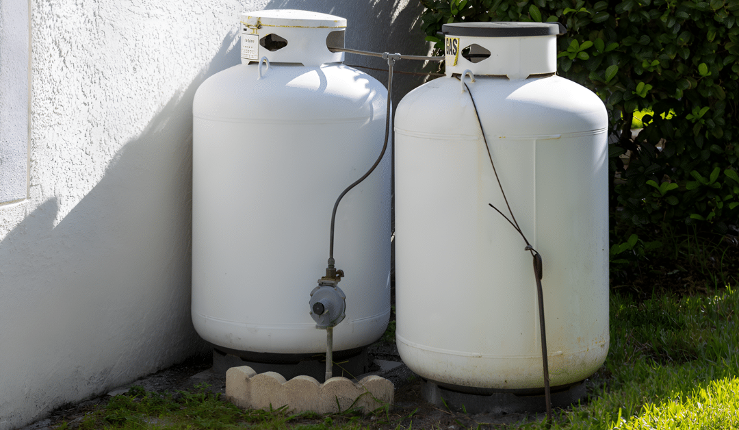 propane tank setup
