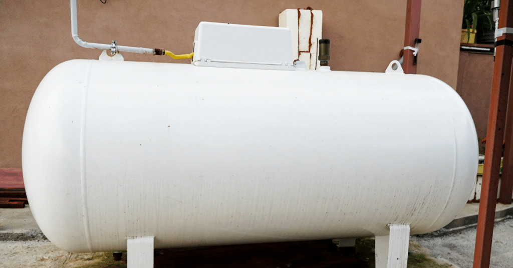 propane tank setup