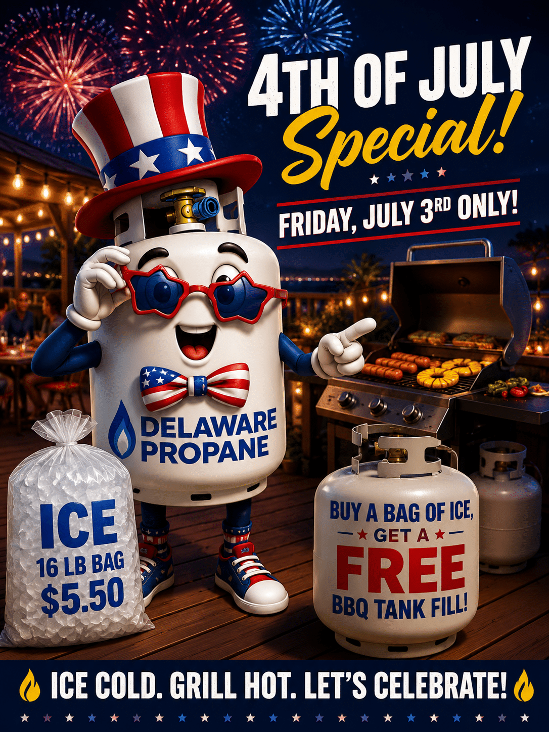 4th of July Special at Delaware Propane 4th of July Special at Delaware Propane