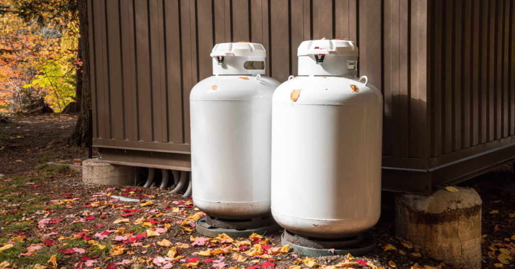propane tank storage